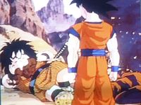 une photo d'Ã©cran de Dragon Ball Z -  Chikyuu-Hen sur Bandai Playdia